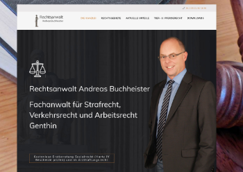 Webseite Rechtsanwalt Andreas Buchheister Genthin