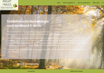 Webseite Regina Kindermann Heilpraktikerin